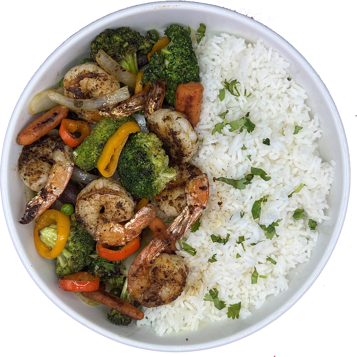 Shrimp with Rice & Veggies