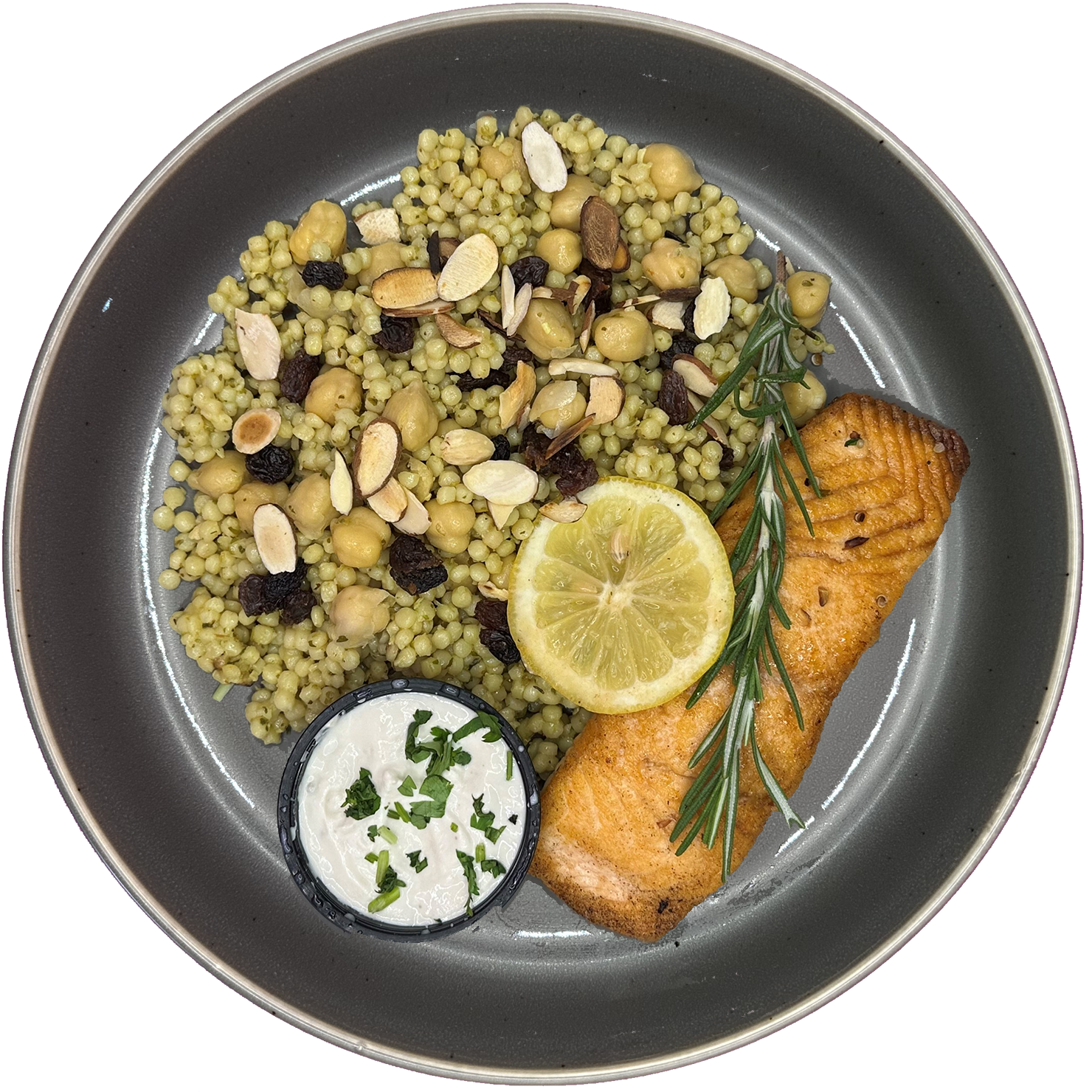 Salmon with Moroccan Couscous