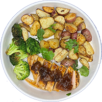 Chicken with Balsamic Fig Jam