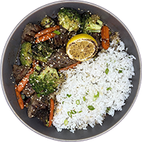 Mongolian Beef with Jasmine Rice