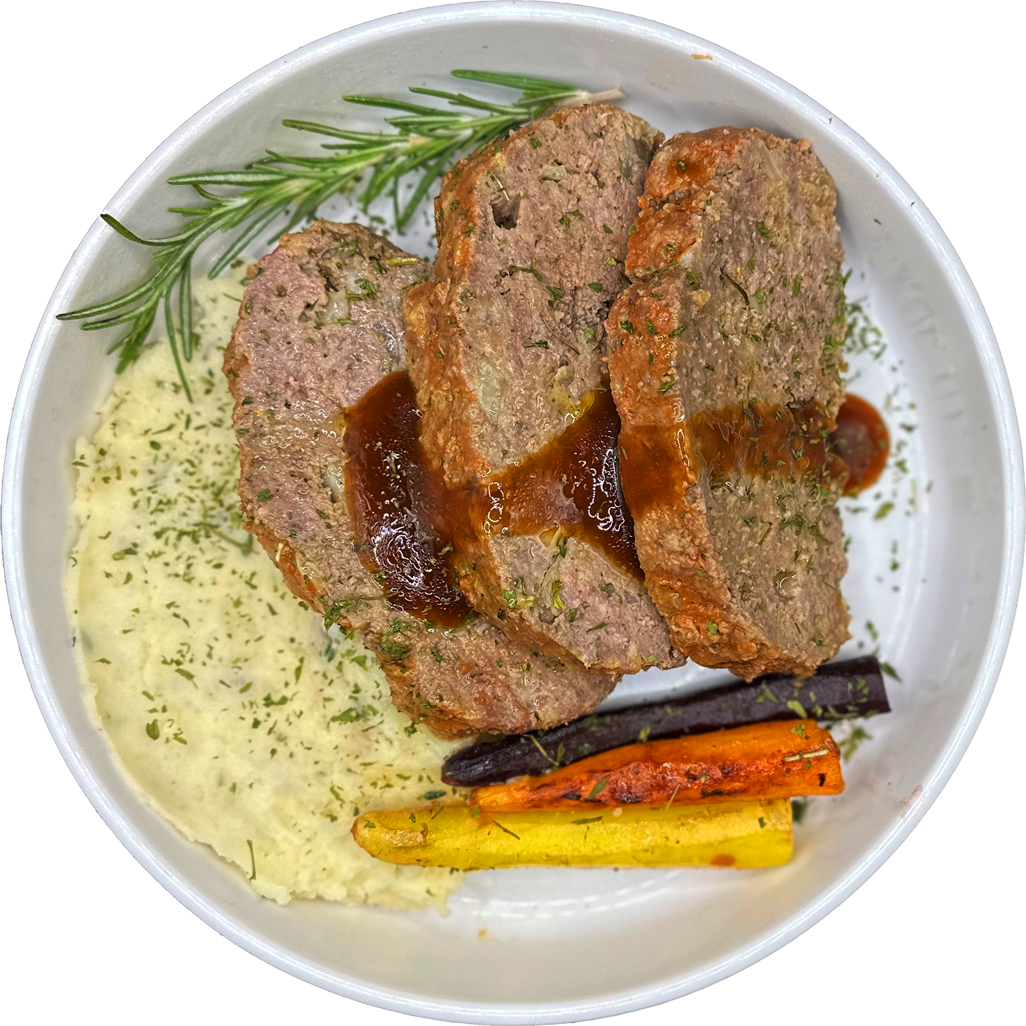 Meatloaf with Potato Mash